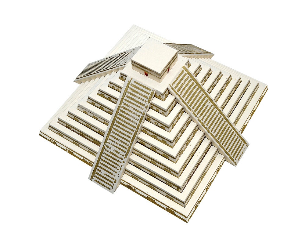 Mayan Pyramid Paper Model (KIT)