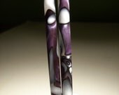 Purple Purple 6 in acrylic Hair sticks.