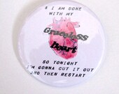 Shake It Out Florence Lyrical magnet button