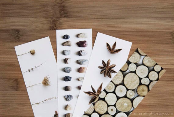 Photo Bookmarks Set  1 - Nature photography bookmark. Minimalist. Botanical. Book lovers gift. Stocking stuffers.