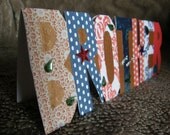BROTHER birthday card HAPPY BIRTHDAY brother card Happy birthday card Brothers birthday card boys cards mens card red white and blue