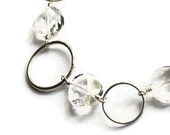 Ice Queen Crystal and Silver Necklace - quidditydesigns