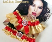 SF 49ers garter - wedding garters