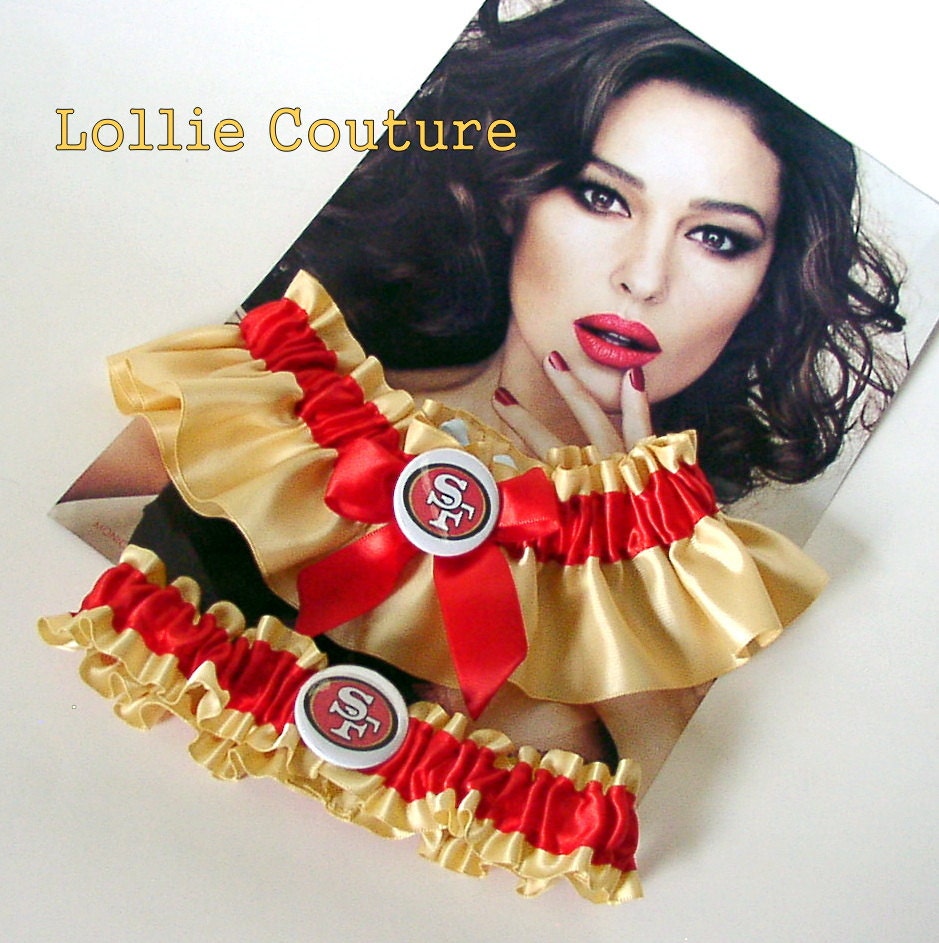 SF 49ers garter - wedding garters