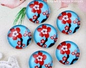 Sale - 10% OFF - 10pcs 12mm (GC12-322) Handmade Photo Glass Cabochon