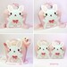 Kawaii Bunny Giftbag Cute Valentine's Day Easter Love Birthday Party Treat basket Bunny Bag Packaging Editable Printable PDF