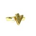 14K Yellow Gold Heart Pearl Love Ring - Heart and Pearl