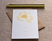 Peony Fill In Invitations, Set of 8