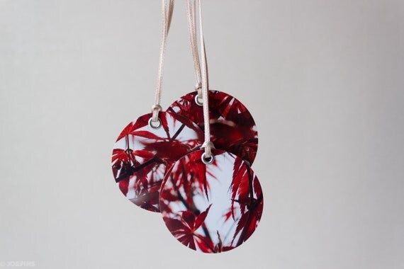 Japanese Maple gift tags - Set of 3