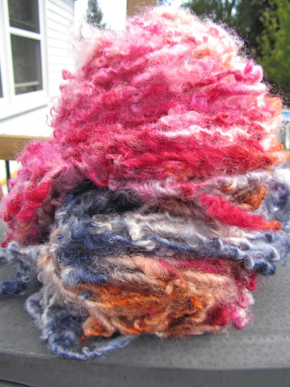 Fall Festival  HandSpun and Hand Dyed Yarn