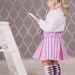 Cheerleader Pleated Skirt, SEWING TUTORIAL, Girls Skirt, PDF Instructions