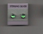 Tears Of Pele Peridot Stud Earrings