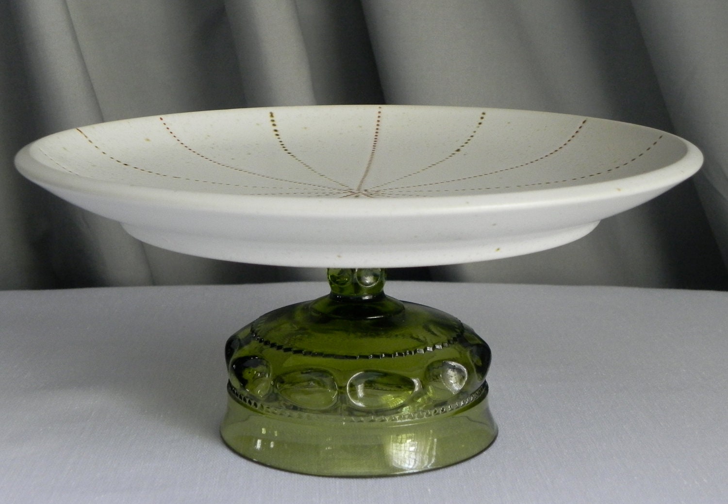 Cake Stand Pedestal Hostess Gift Christmas Holiday Decor Modern Vintage  By E. Isabella Designs As Featured In Martha Stewart Weddings.