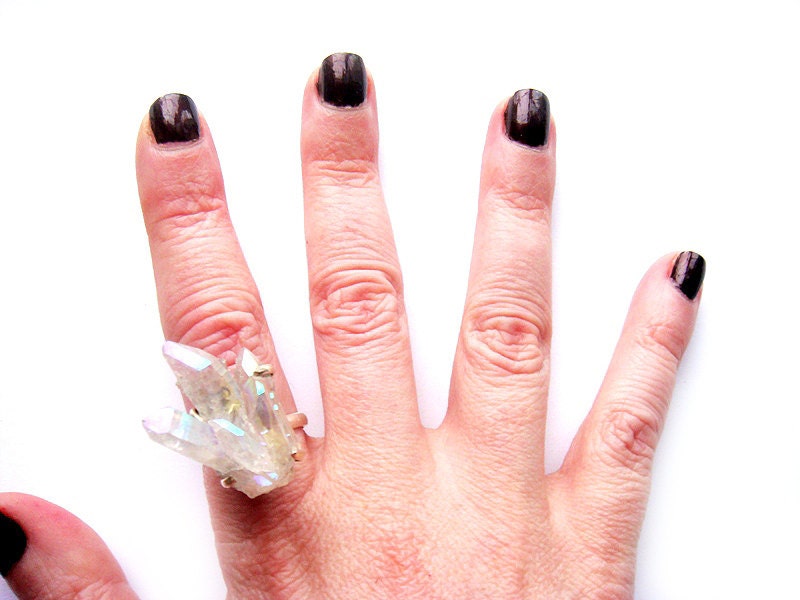 Angel Aura Crystal Ring