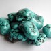 1 LARGE Drilled Turquoise Bead for Pendant