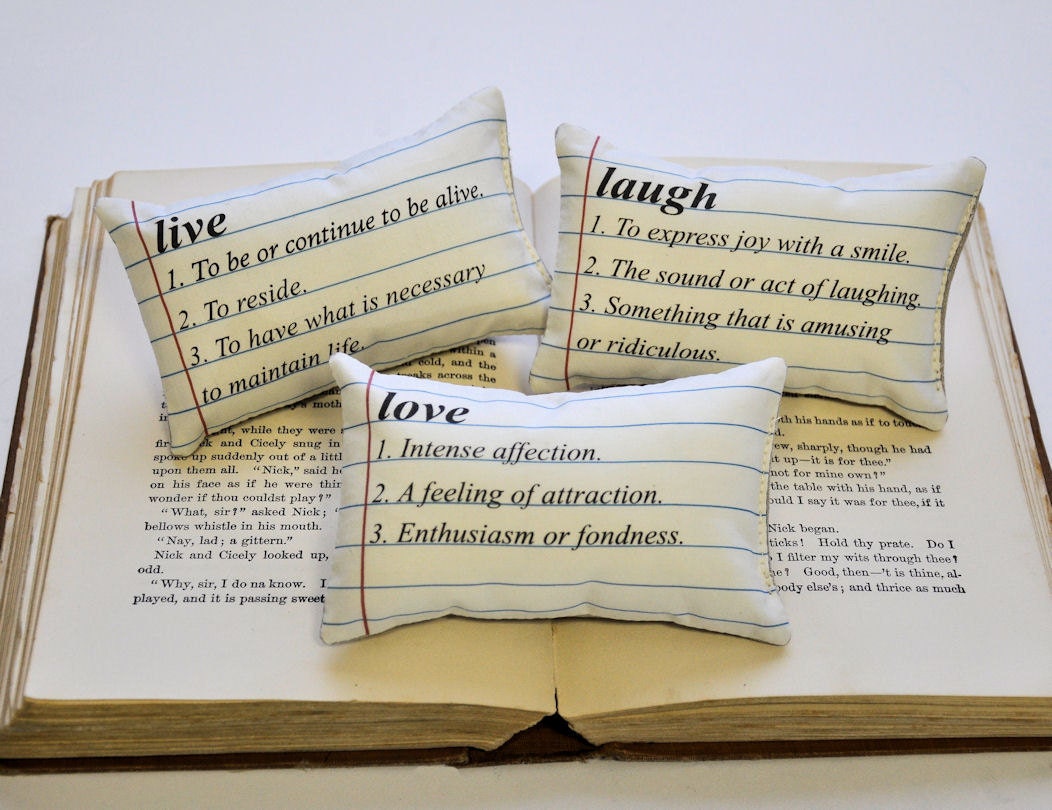 Live Laugh Love mini pillows