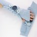 light blue arm warmers fingerless mittens  wrists warmers arm cuffs fingerless gloves recycled wool eco friendly tagt team curationnation