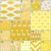 Modern Yellow (Modern Custom Crib Set)