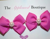 2 inch PigTail Bow Set
