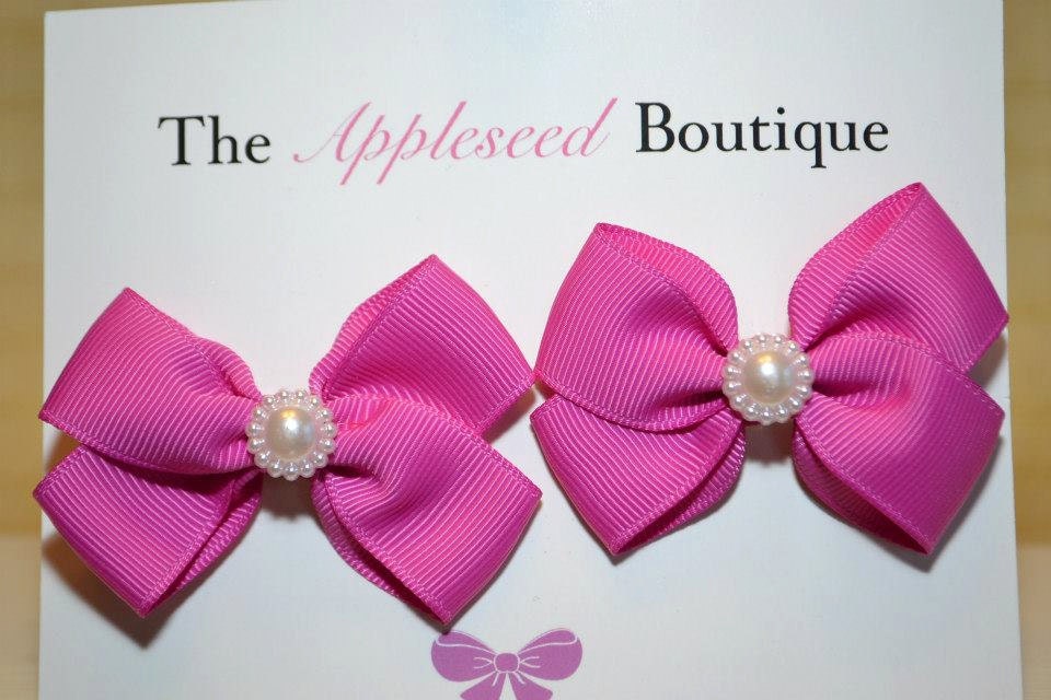 2 inch PigTail Bow Set