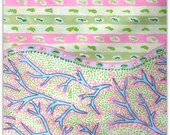 Westminster Kaffe Fassett Organic Stripe GP21 Green FAT QUARTER Preorder