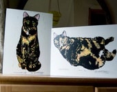 Tortie Girls 9x12 Wood Mount Print Set
