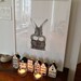 Giclee Art Print "Bunny Rabbit  in a woolen sweater"
