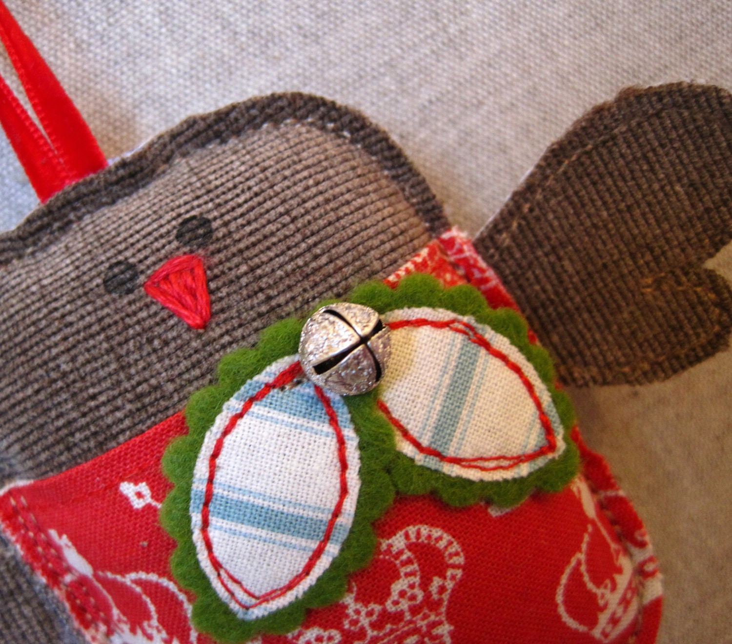 Christmas robin bird decoration Perfect for adorning Christmas trees ..... Master Noel Pecker Il_570xn