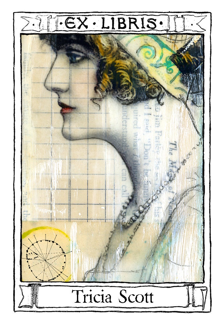 Longing Bookplates Personalized or Blank