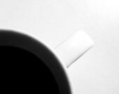 Minimalist Photography Black And White Coffee Kitchen Art  Home Decor 10x8 Print Black Coffee