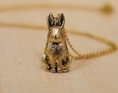 Golden Hare Necklace