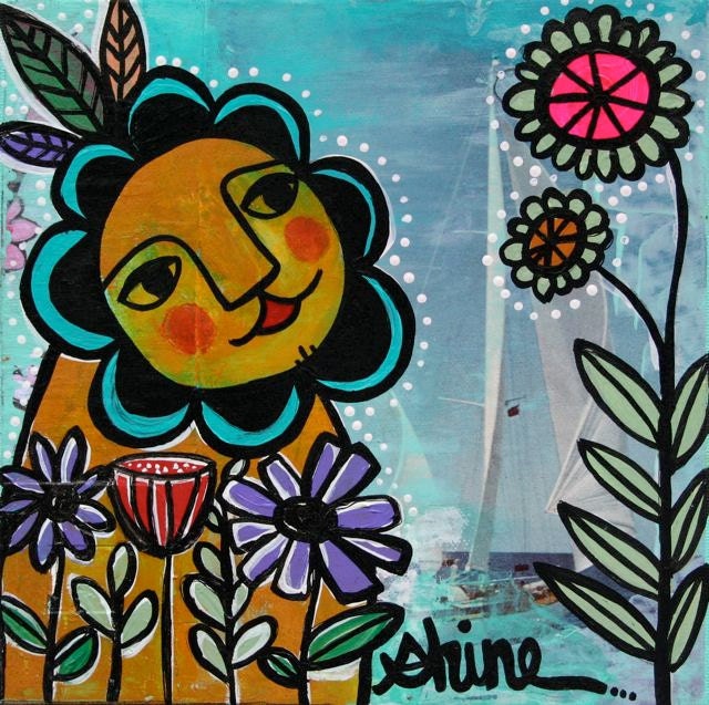 LION HEART 3  8x8 print