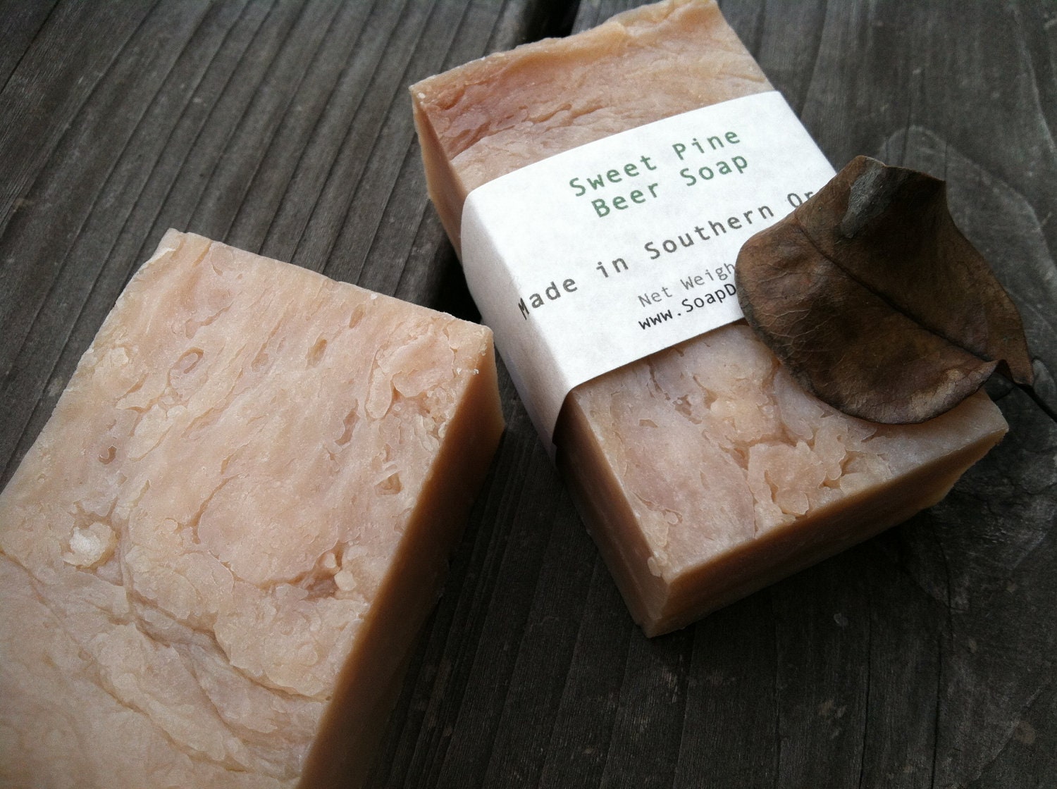Sweet Pine Beer Soap - Vegan - Handmade Soap