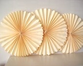 Ivory Fan Flowers