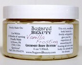Three-Jar Subscription: Vanilla Frosting Handmade Body Butter - Four Ounces, Great for Sensitive Skin