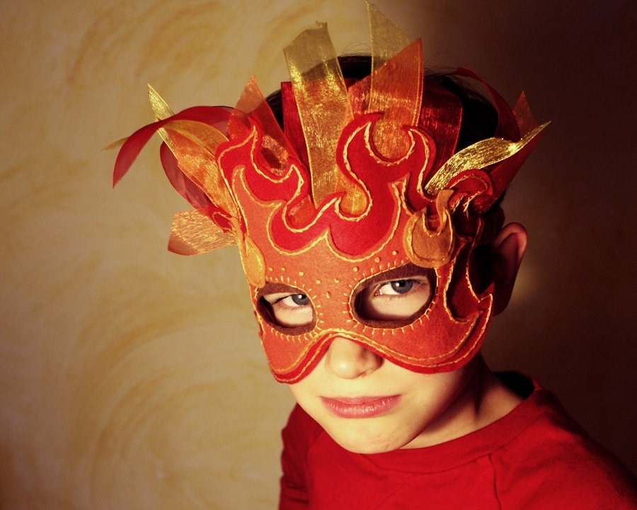 Fire Mask PDF Pattern