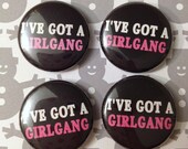 Girl Gang Friendship Button Set