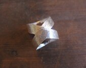 star crossed lovers band // sterling silver