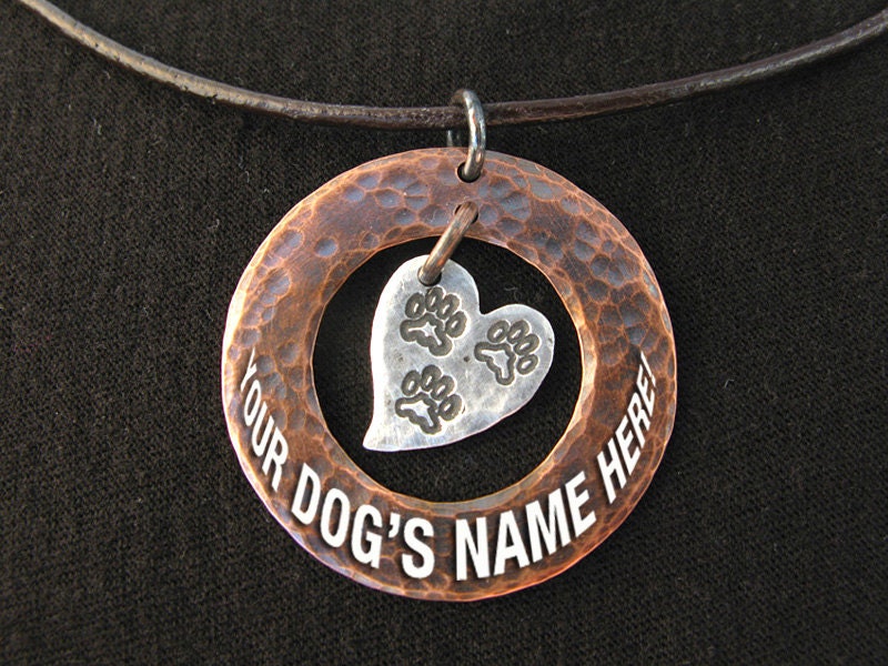 Custom Pet Love Necklace Pendant Honors Your Best Friend