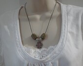 Medical Alert Jewelry / Necklace - Multiple Sclerosis, Diabetic, Seizures, Allergies, Asthma, Peanut, Penicillin, Heart - Unakite