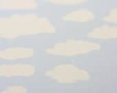 Altocumulus Clouds 8x10 illustrated art print, blue sky, white clouds, nursery art, nature, fluffy clouds, cloud types