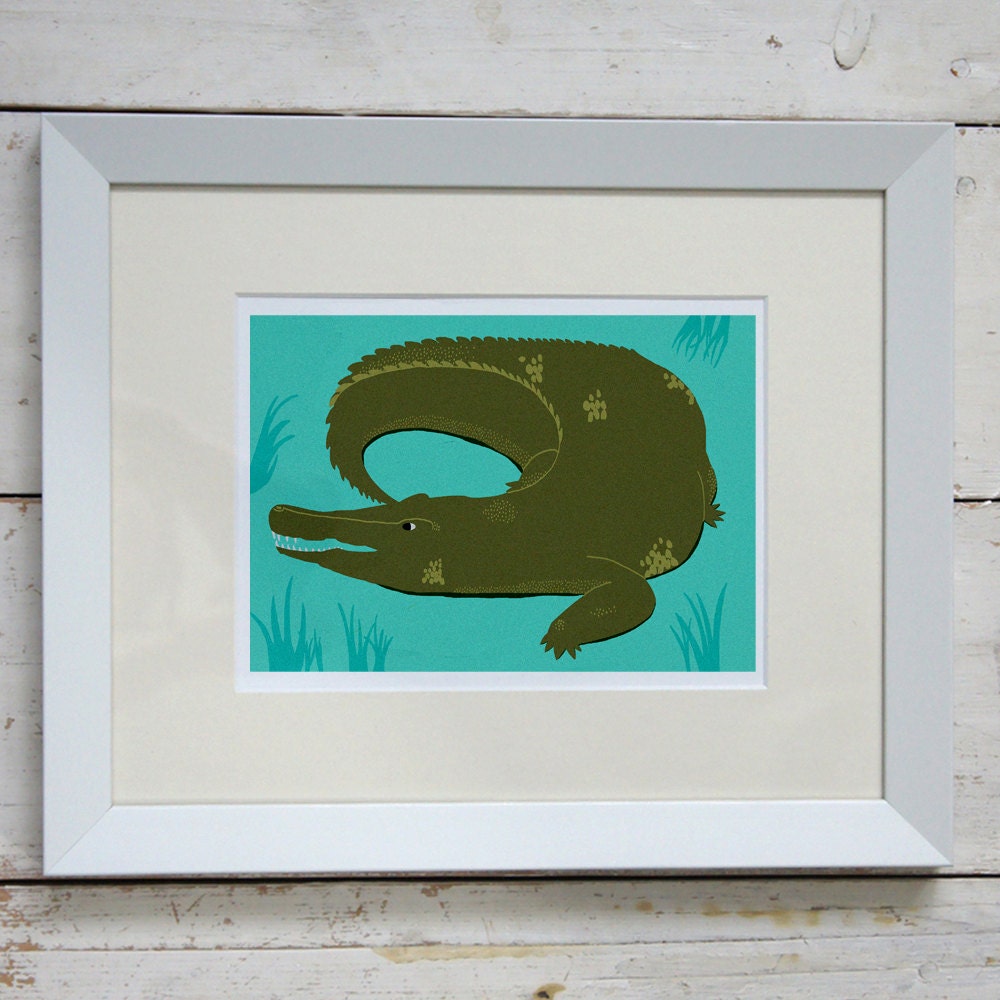 Crocodile Print Medium
