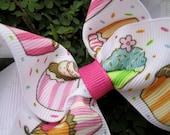 Medium 4" Hair Bow - Cupcake Boutique Bow