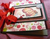 Journal album writing book Retro style