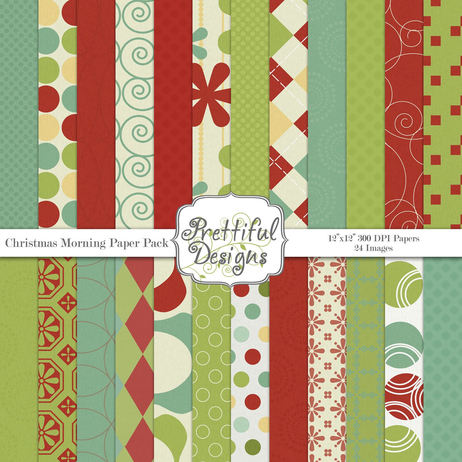 Digital Scrapbooking Papers - Christmas Morning (182) Il_170x135