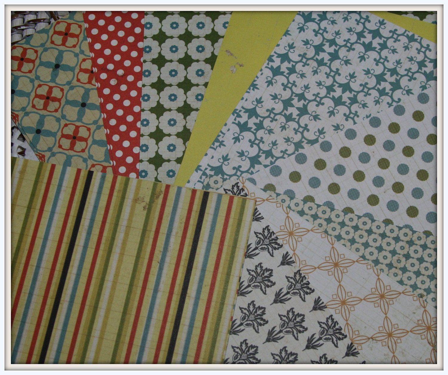 Lily Bee Harvest Market PAPER VARIETY Pack 20 sheets Simple Stories vintage inspired double sided 6 x 6 inch