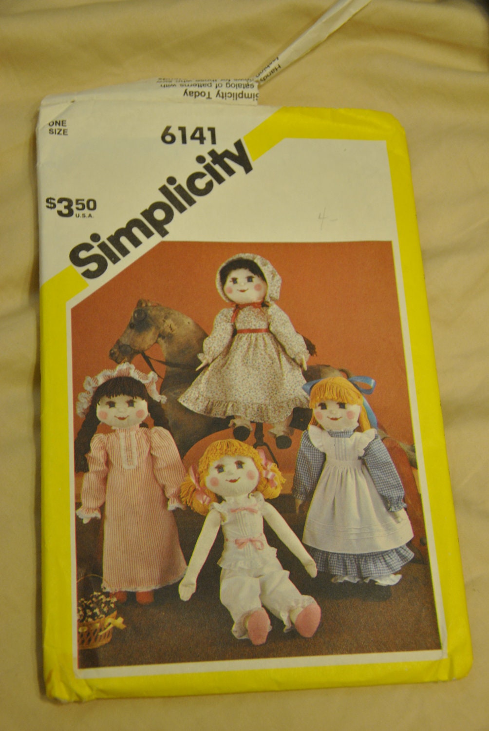 Vintage Doll Pattern 6141