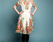 ROSA - "boat neck" dress made of woolen shawl by Mrs Pomeranz