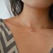 Sideways Initial Necklace