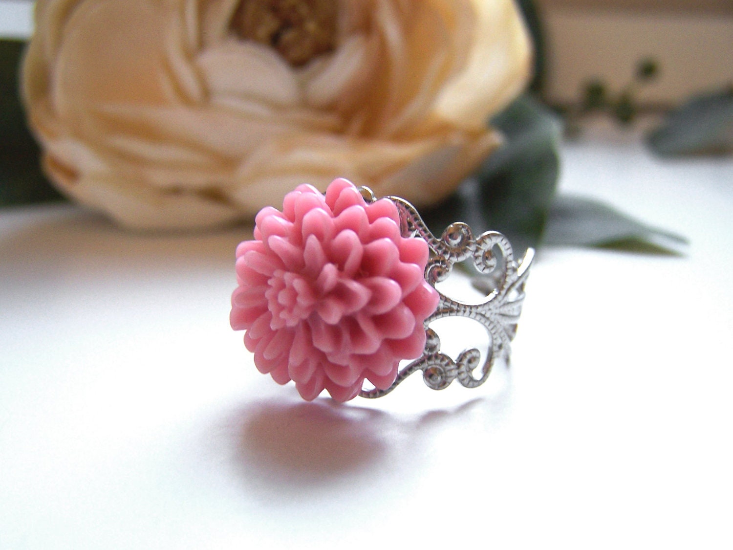 Pink Gemma Ring